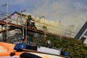 Dachstuhlbrand Koeln Poll Geislarerstr P084